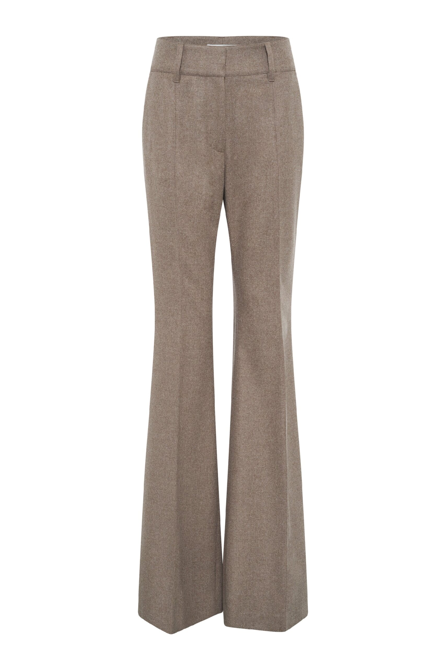 Gabriela Hearst Rhein Pant in Walnut Wool Cashmere Flannel gabriela hearst pant