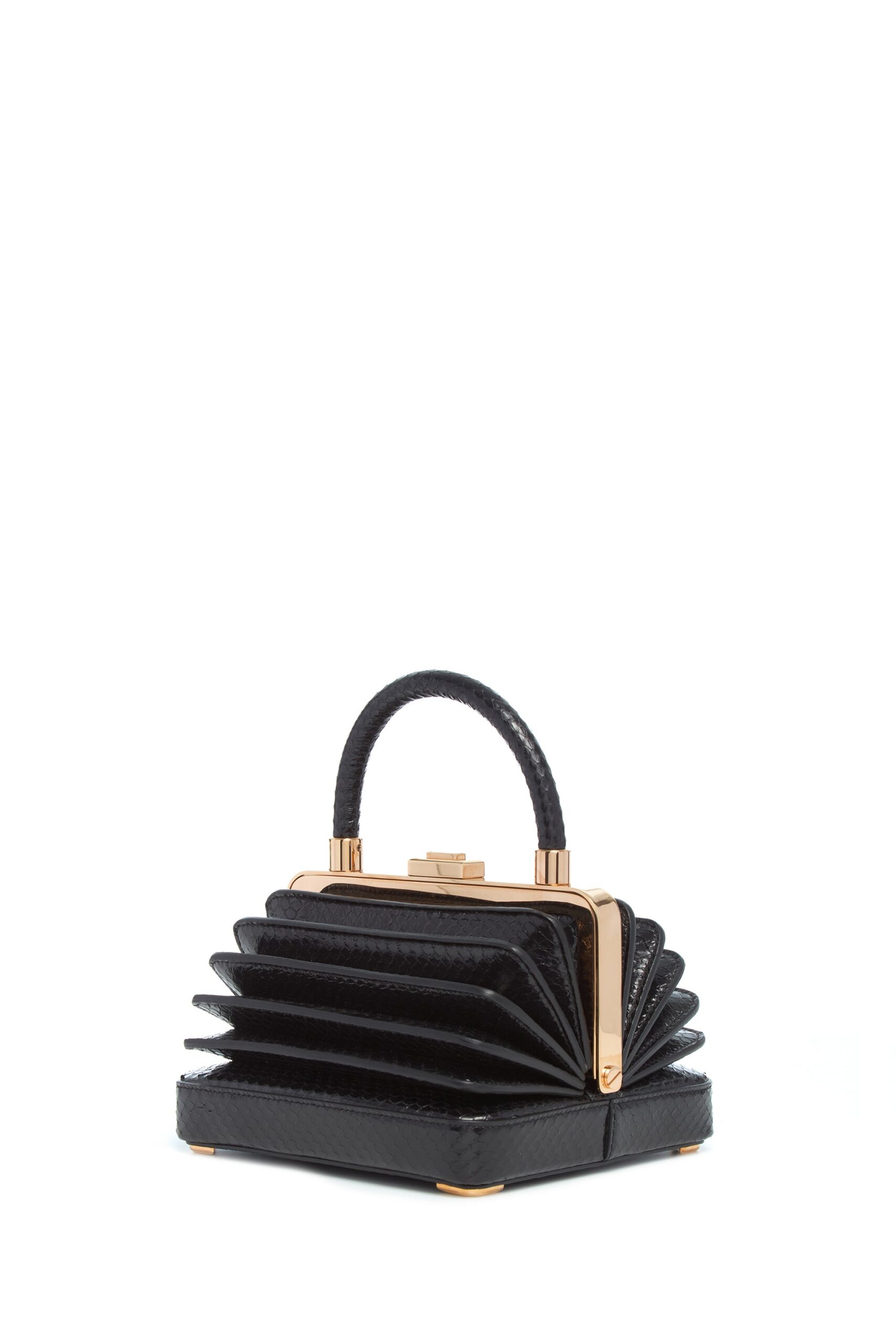 Gabriela Hearst Small Diana Bag in Black Snakeskin gabriela hearst bag