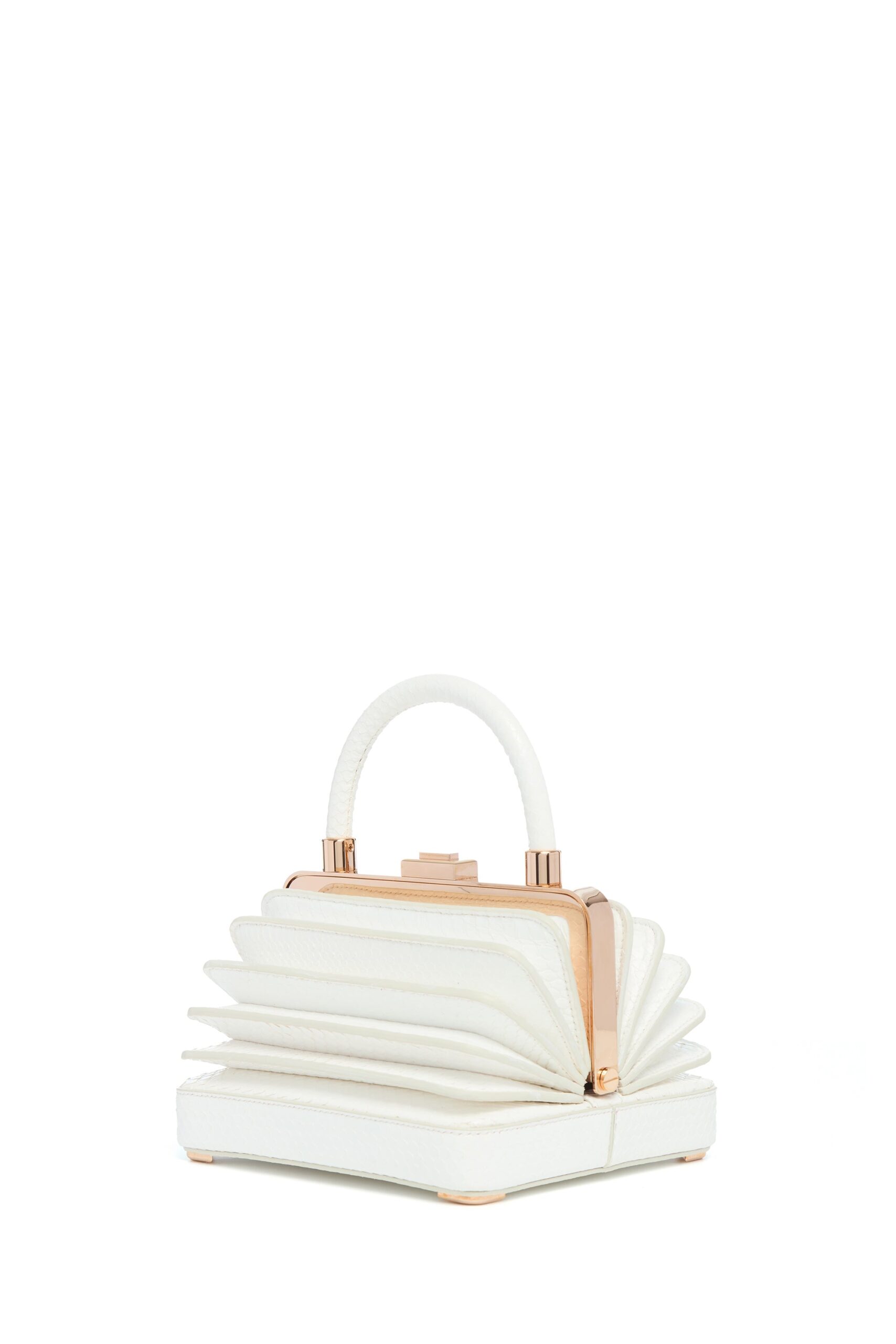 Gabriela Hearst Small Diana Bag in Ivory Snakeskin gabriela hearst bag