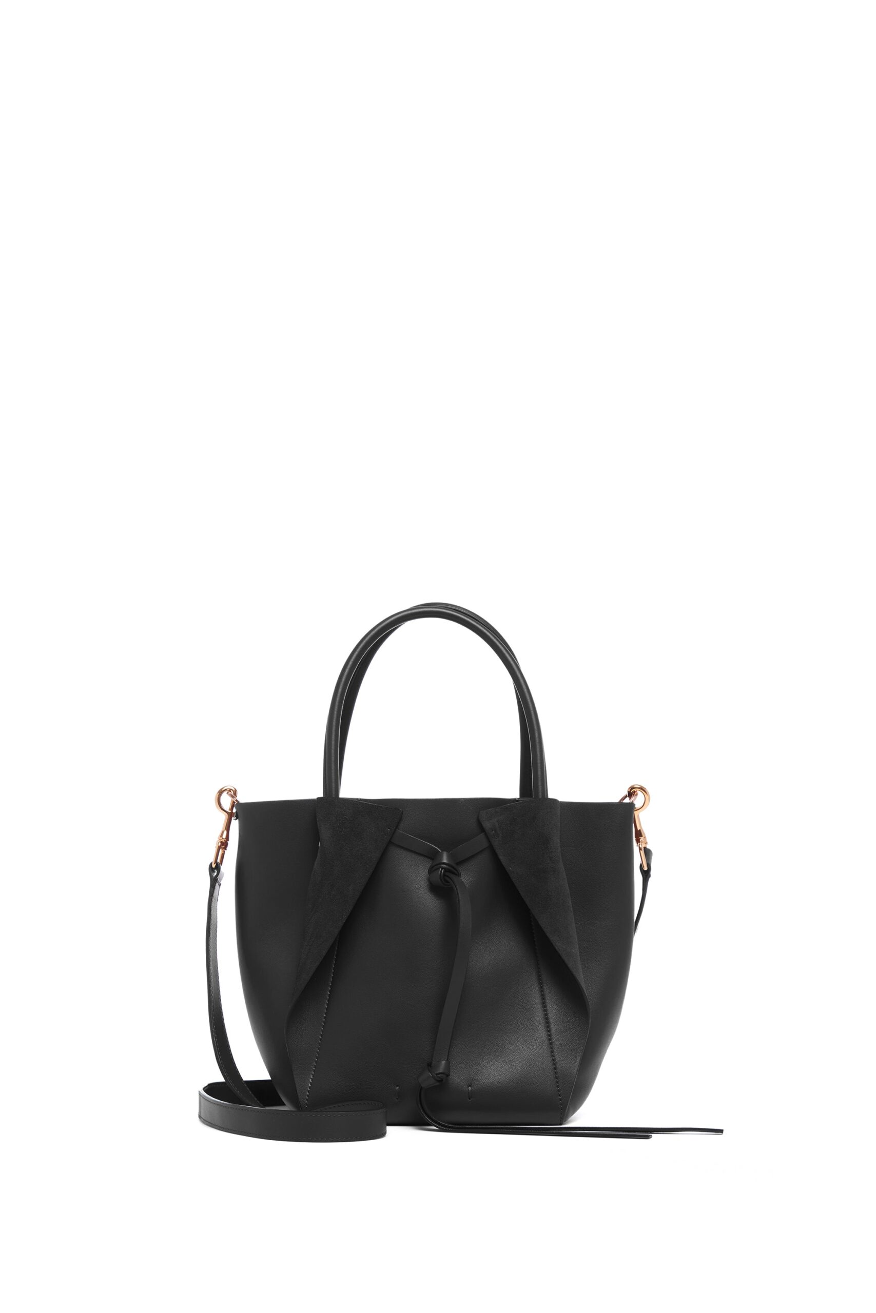 Gabriela Hearst Small Marija Tote Bag in Black Nappa Leather gabriela hearst bag