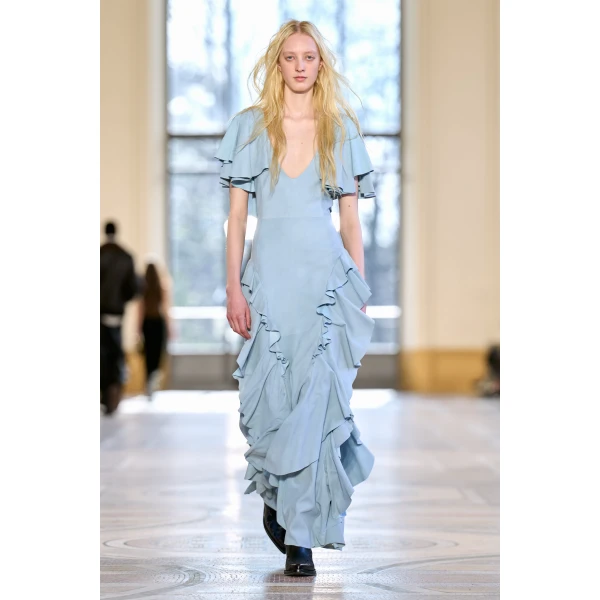 gabriela hearst dress blue