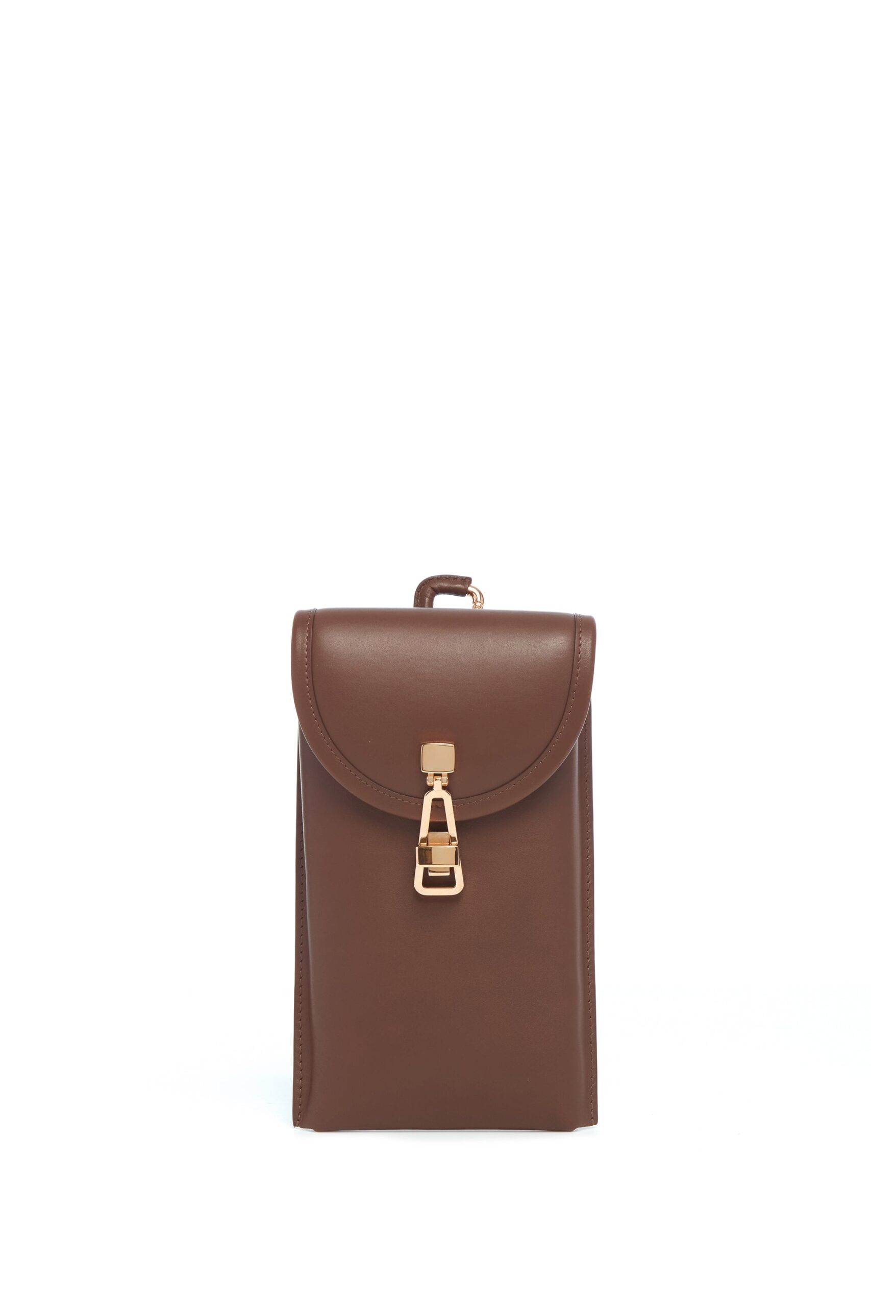Gabriela Hearst Sunglasses Pouch in Chocolate Leather gabriela hearst pouch