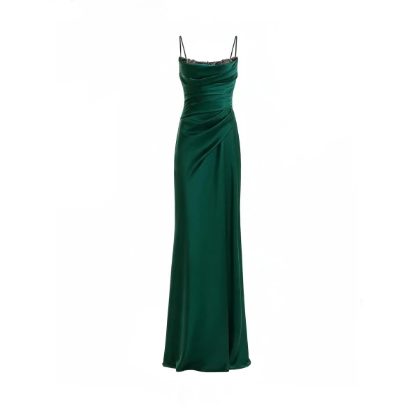 Beaded Neckline Dress