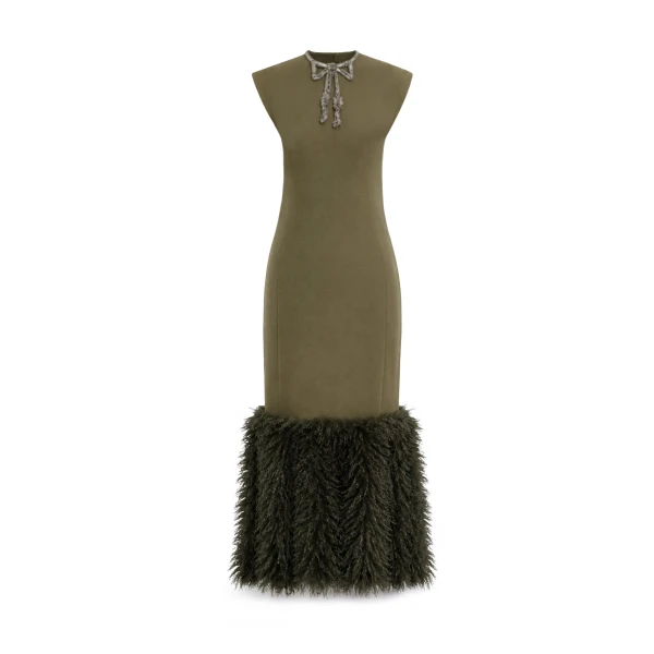 Bow Detail Straight Dress