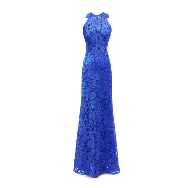 Halter-Neckline Dress