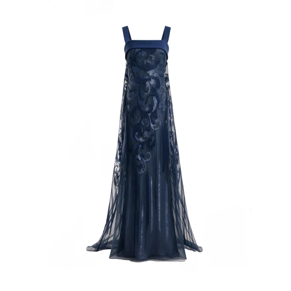 Sheer Overlay Dress