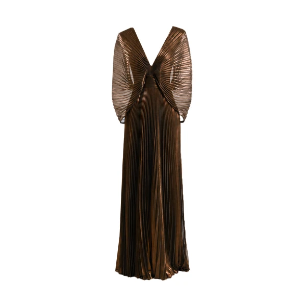 V-Neck Batwing Dress