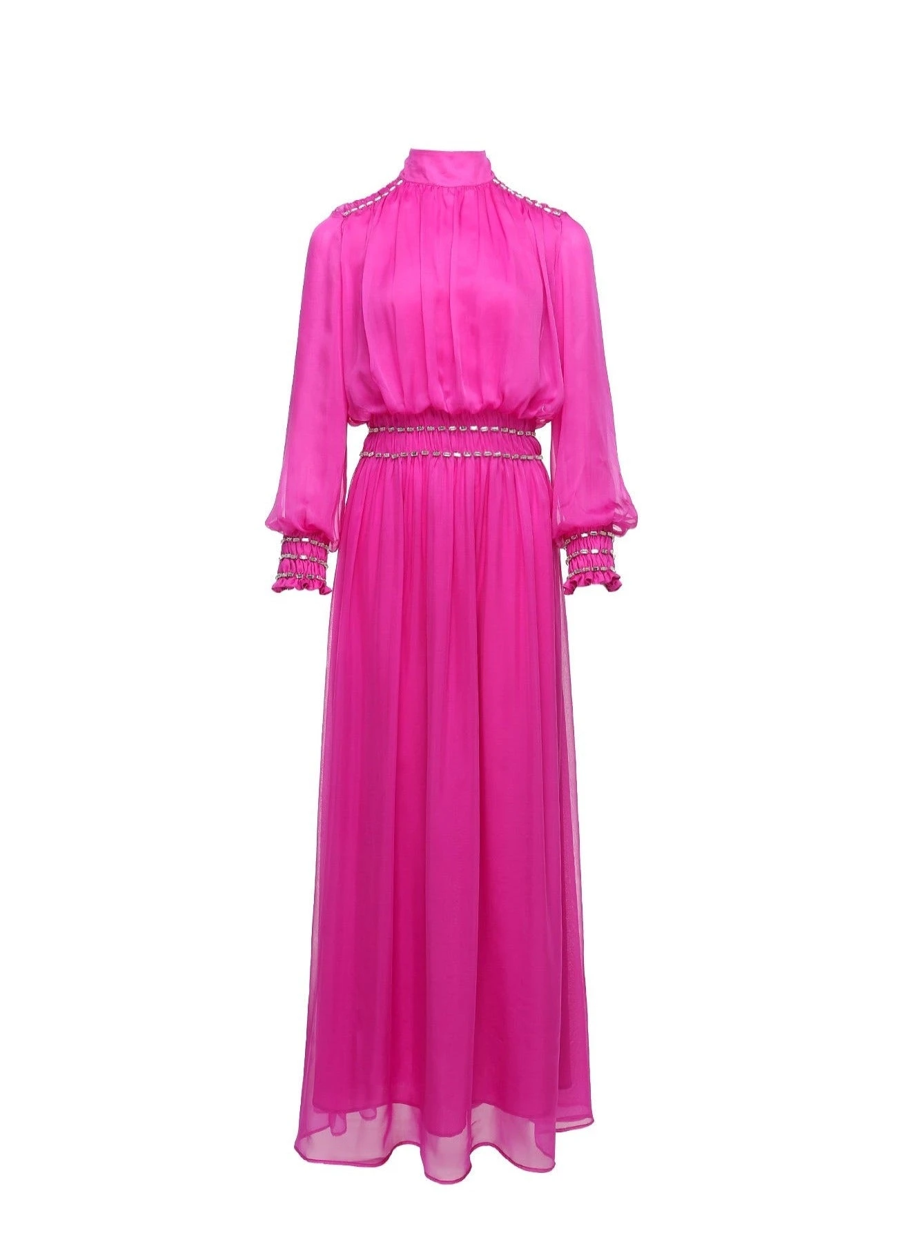 Athena Gown in Purple Voile
