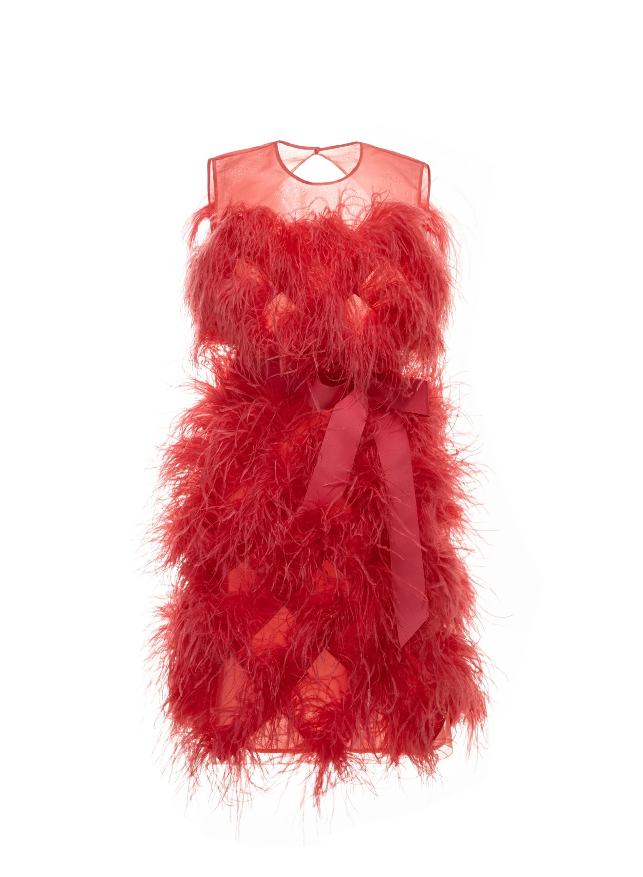 Halle Dress in Sugar Coral Organza