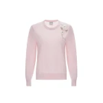 Dries Van Noten Delilah Jumper in Pink Baby Cashmere