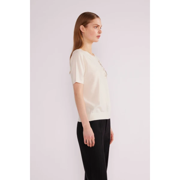 Delilah Jumper in Pink Baby Cashmere - Image 5