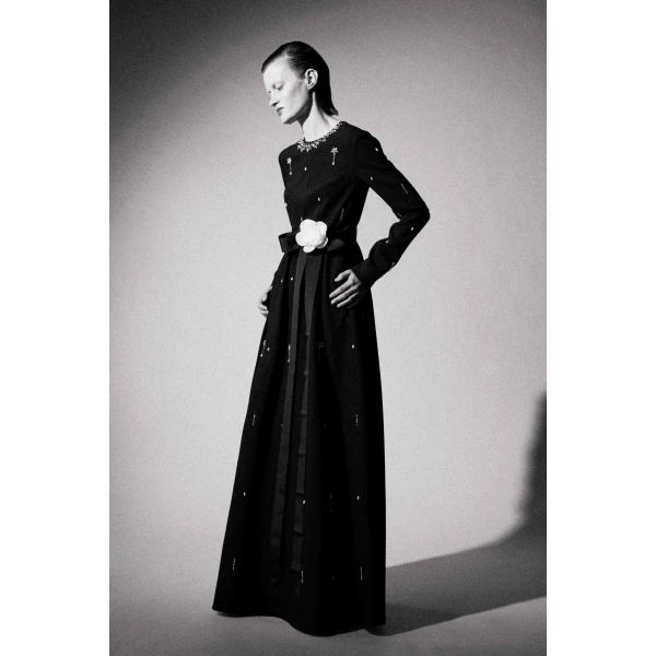 Delphi Gown in Black Sable - Image 6