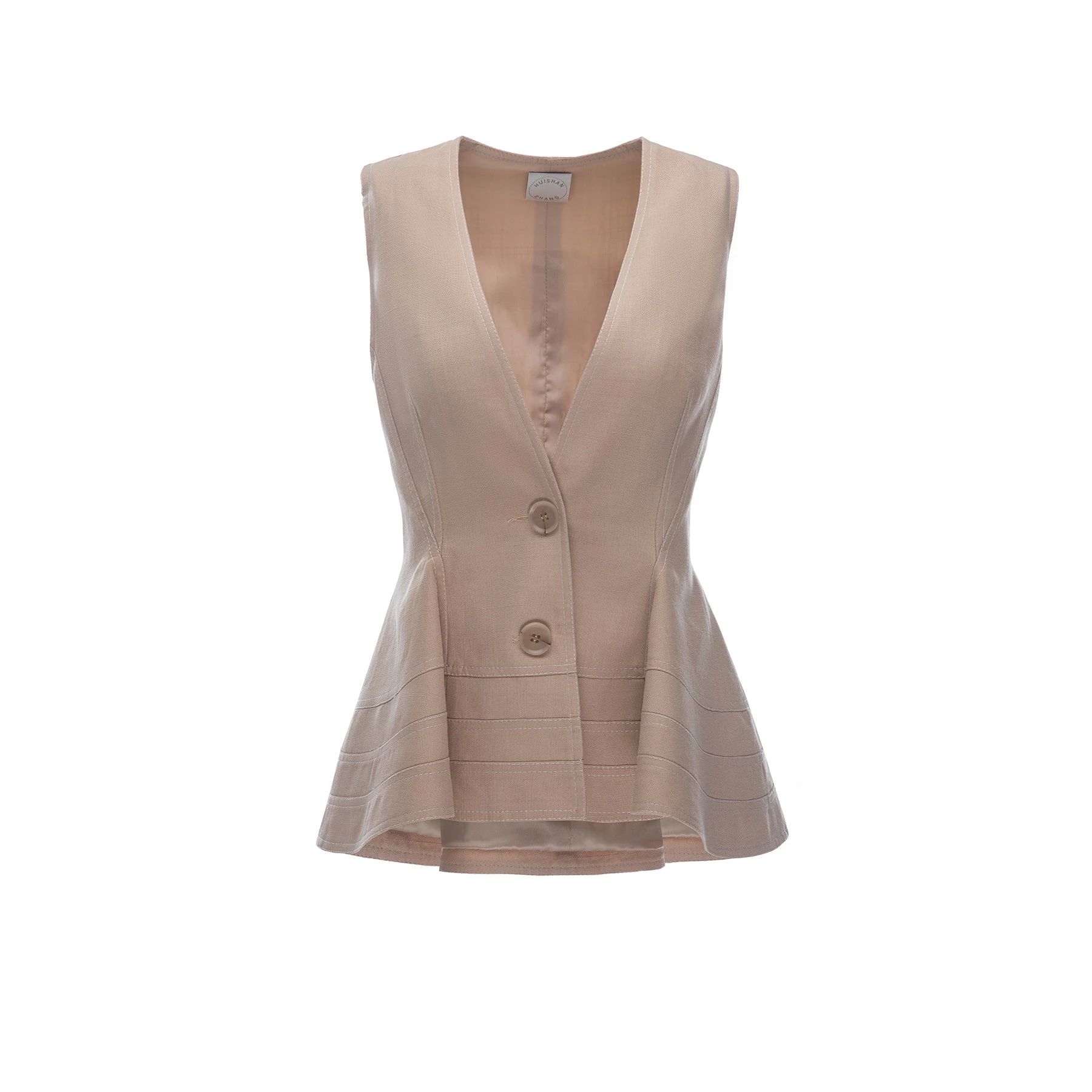 Dries Van Noten Dores Waiscoat in Sand | Vests | Coveti Dries Van Noten Dores Waiscoat in Sand