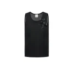 Dries Van Noten Dorota Tank Top in Black Silk