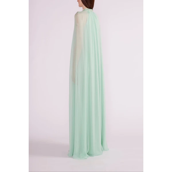 Elinda Gown in Mint Chiffon - Image 5