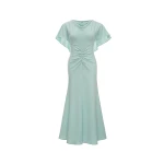 Dries Van Noten Emery Dress in Mint Sable