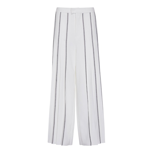 Dries Van Noten Esta Trouser in White