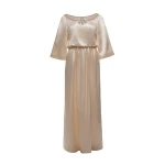Dries Van Noten Etta Gown in Ivory Satin