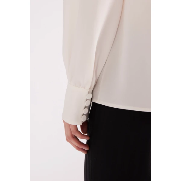 Geraldine Top in White Sable - Image 6