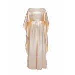 Dries Van Noten Lea Gown in Ivory Satin