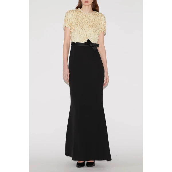 Leila Gown in Black Sable Sequins - Image 2