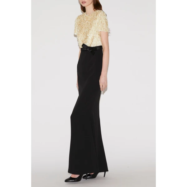 Leila Gown in Black Sable Sequins - Image 3