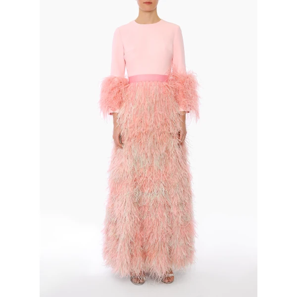 Lola Top in Pink Crepe - Image 2