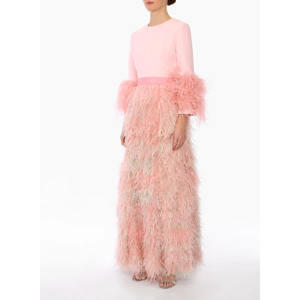 Lola Top in Pink Crepe - Image 3