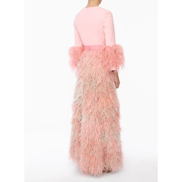 Lola Top in Pink Crepe - Image 4