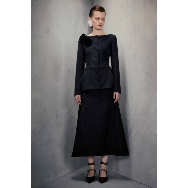 Mara Jacket in Navy Tailoring - Image 2