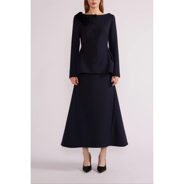 Mara Jacket in Navy Tailoring - Image 3