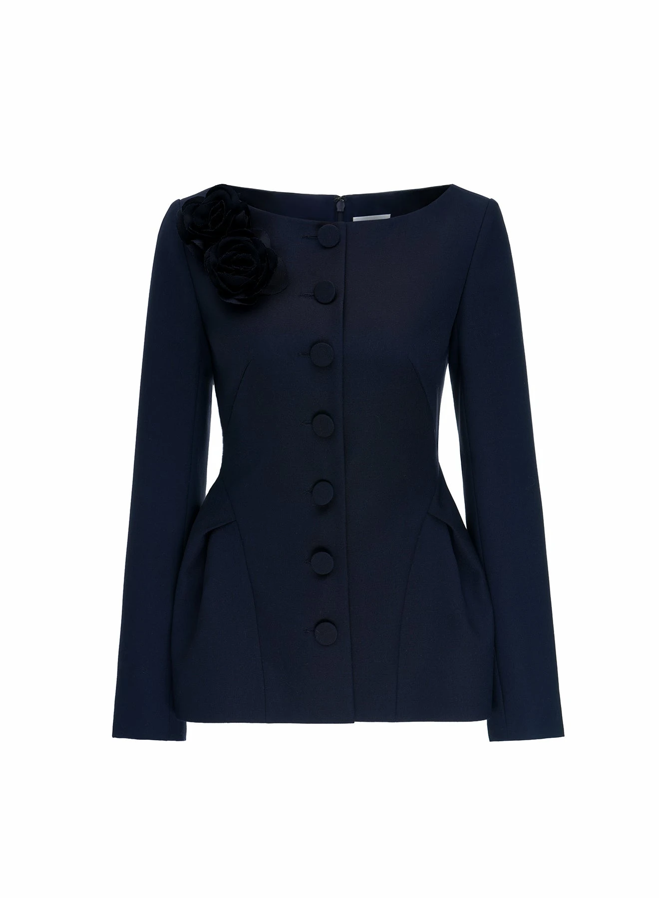 Dries Van Noten Mara Jacket in Navy Tailoring | | Coveti Dries Van Noten Mara Jacket in Navy Tailoring
