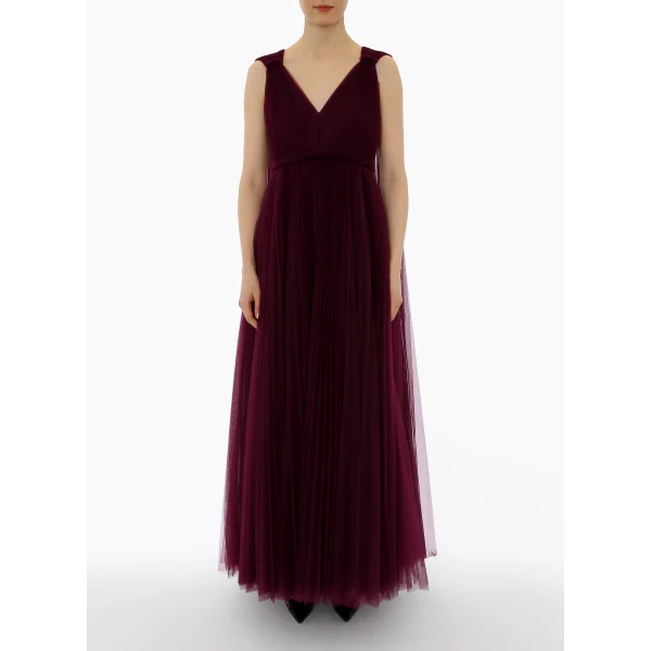 Mckenzie Gown in Mulberry Tulle - Image 2