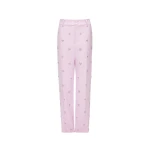 Dries Van Noten Miles Trousers in Orchid Ice Embellished Crepe