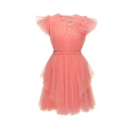 Dries Van Noten Pia Dress in Pink Quartz Tulle