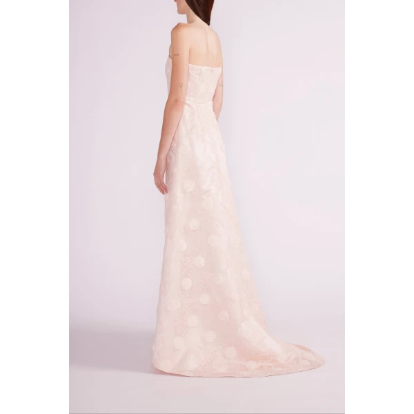 Raven Gown in Pink Duchesse - Image 5