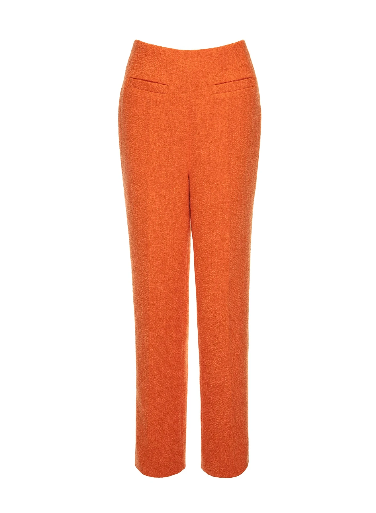 Dries Van Noten Renata Trousers in Bright Orange Tweed | | Coveti Dries Van Noten Renata Trousers in Bright Orange Tweed
