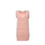 Dries Van Noten Rumer Vest in Ballet Pink Knit