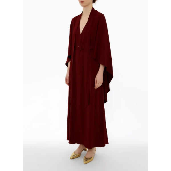 Salina Dress in Mulberry Sable - Image 4