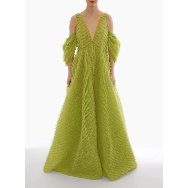 Selma Gown in Citronelle Tulle - Image 2