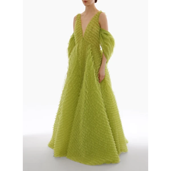 Selma Gown in Citronelle Tulle - Image 3