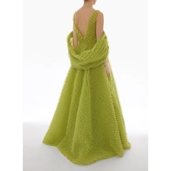 Selma Gown in Citronelle Tulle - Image 4