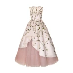 Dries Van Noten Thelma Dress in Blush Duchesse