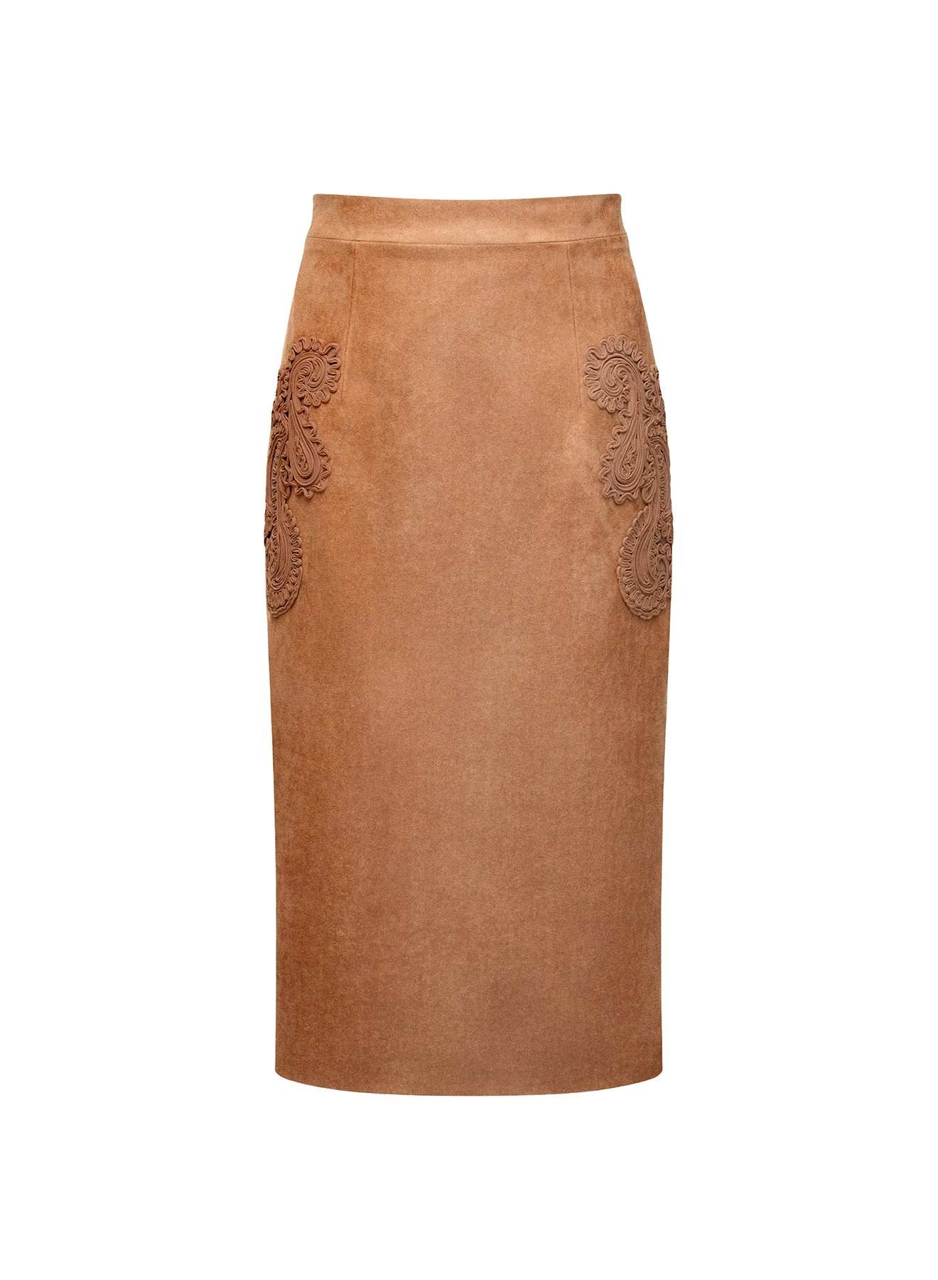 Dries Van Noten Vania Midi Skirt in Brown Suede | | Coveti Dries Van Noten Vania Midi Skirt in Brown Suede