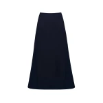 Dries Van Noten Vicky Midi Skirt in Navy Tailoring