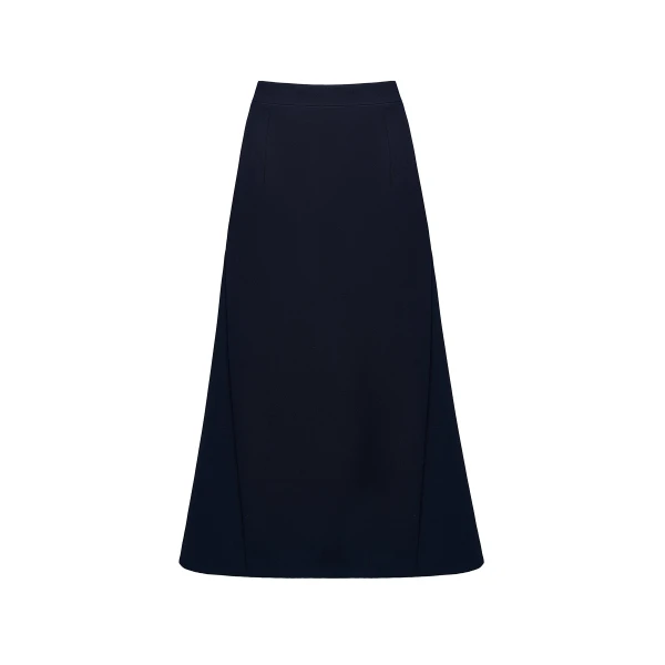 Vicky Midi Skirt in Navy Tailoring