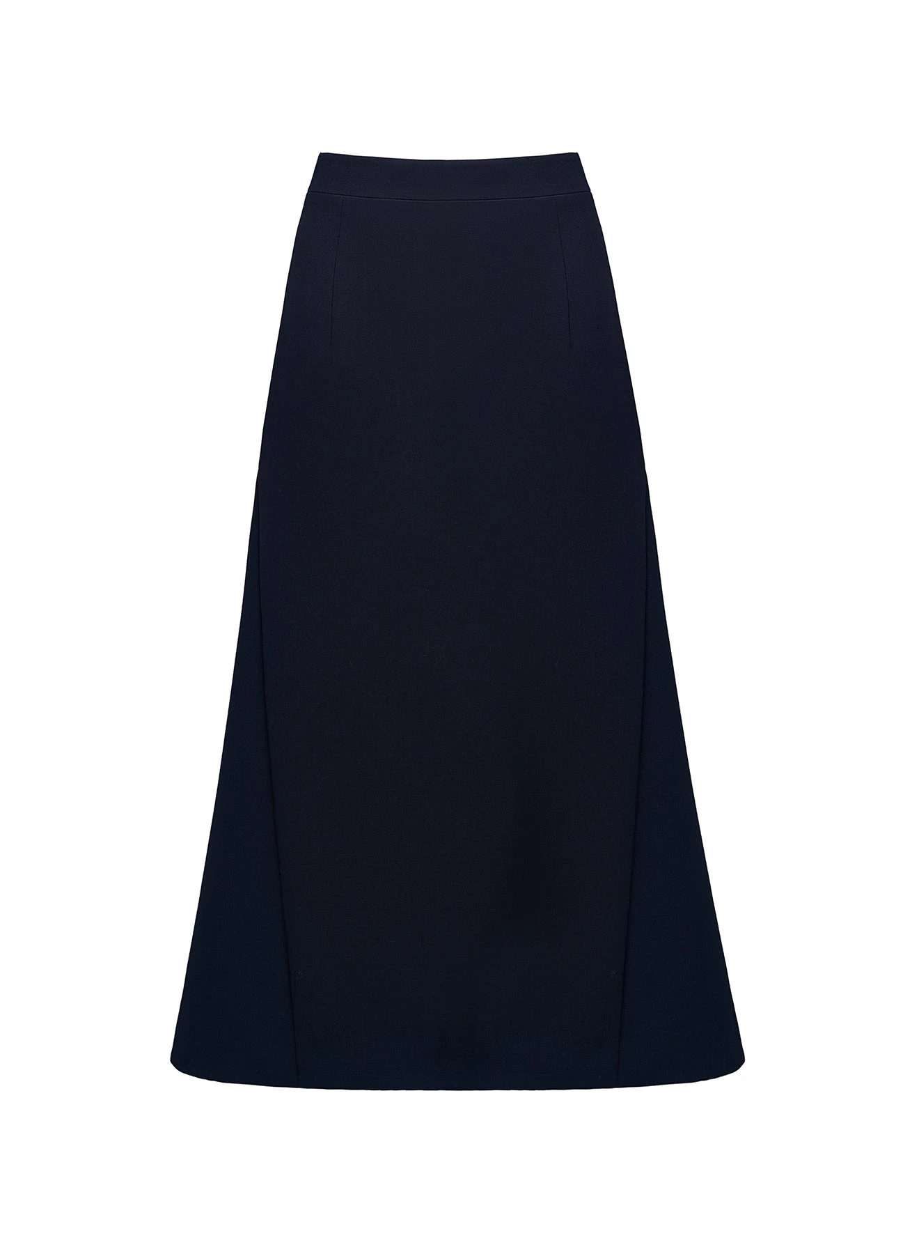 Dries Van Noten Vicky Midi Skirt in Navy Tailoring | | Coveti Dries Van Noten Vicky Midi Skirt in Navy Tailoring