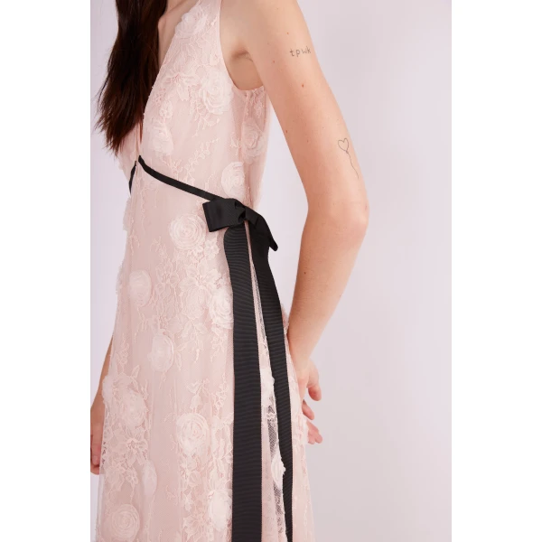 Winslet Gown in Pink Lace - Image 6