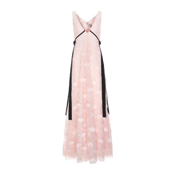 Winslet Gown in Pink Lace
