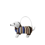 JW PEI Addison Dachshund Handbag in Silver
